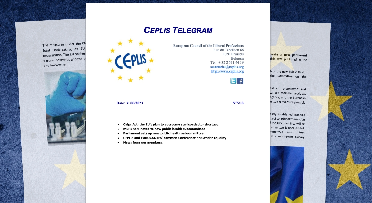 Ceplis Telegram highlights: Chips Act, Public Health, Eurocadres